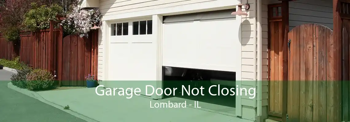 Garage Door Not Closing Lombard - IL