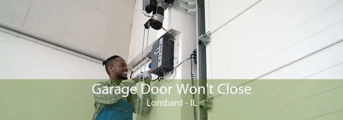 Garage Door Won't Close Lombard - IL